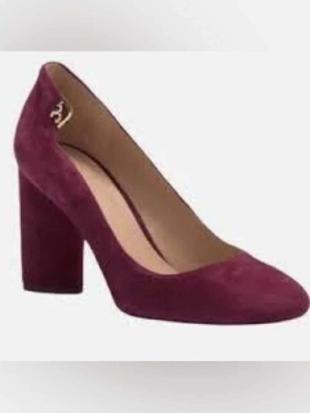 Tory Burch Elizabeth maroon heels/pumps size 9